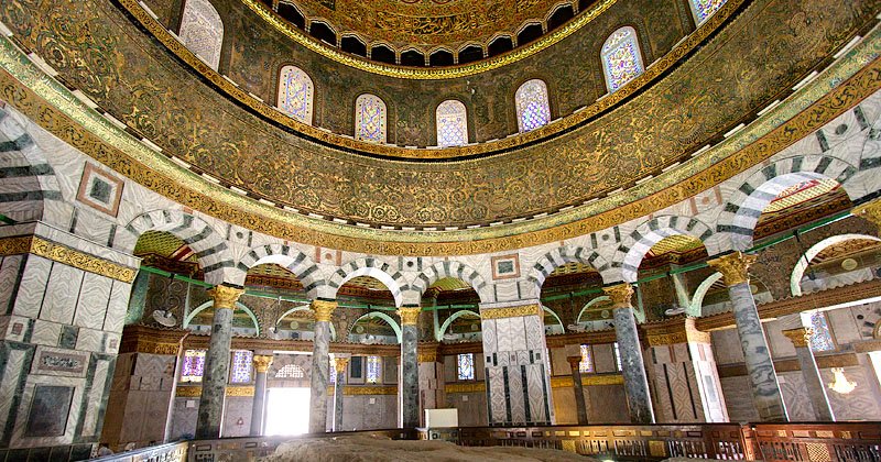 dome of the rock interior mosaic